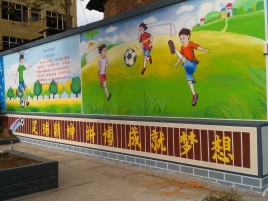 瑞丽墙体彩绘让生活更有品味