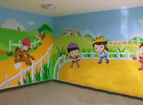 瑞丽幼儿园墙体彩绘制作流程及注意事项