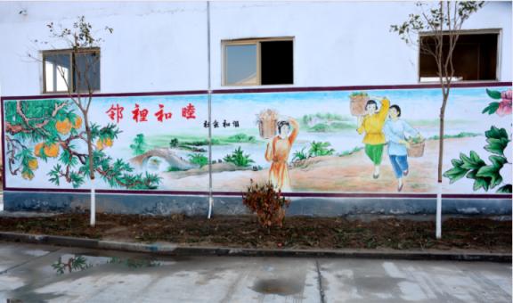 瑞丽乡镇文化墙 乡风文明焕发新活力