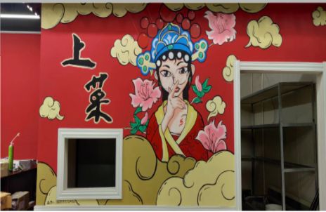 瑞丽墙体彩绘的发展和应用
