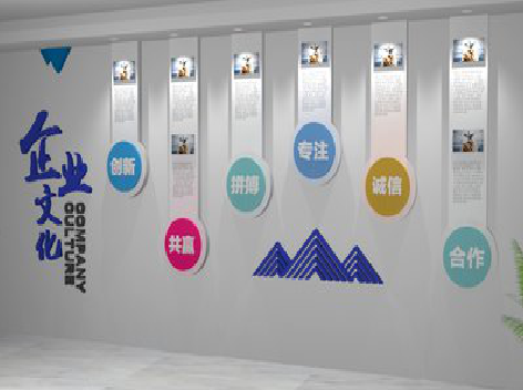 瑞丽企业文化墙需要传递什么办公文化？