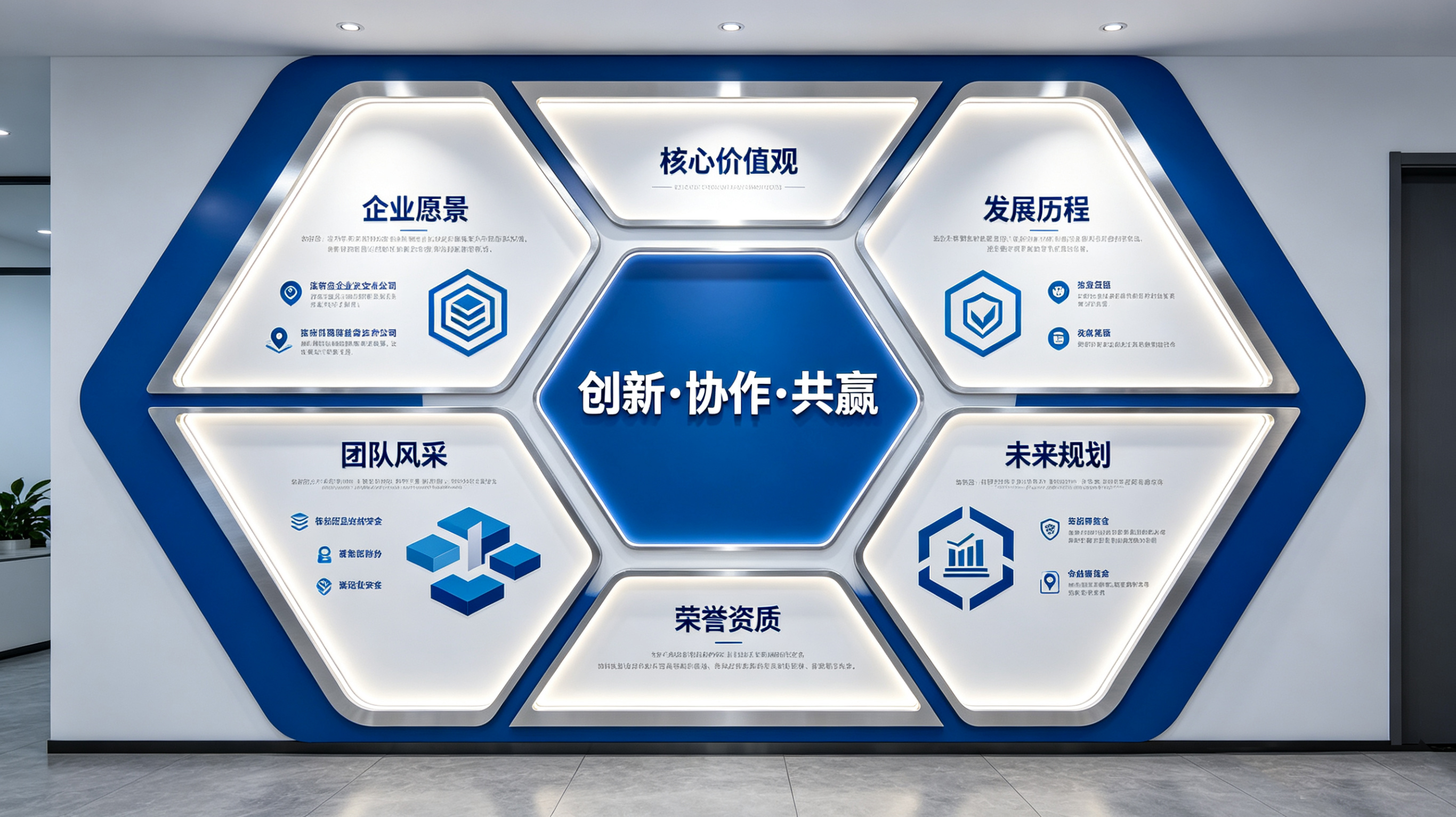 瑞丽企业文化墙六边形避坑指南（新手常犯5个错误）